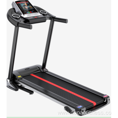 Protable foldable slat belt gym machine treadmill